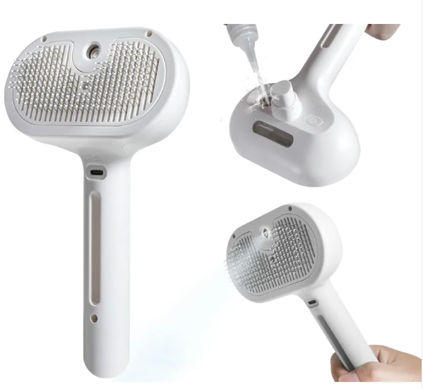 Pet Hair Spray Brush grooming pet fur