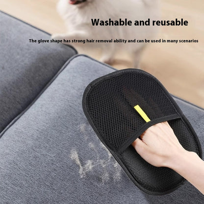 Pet Hair Remover Glove adjustable wrist strap detail